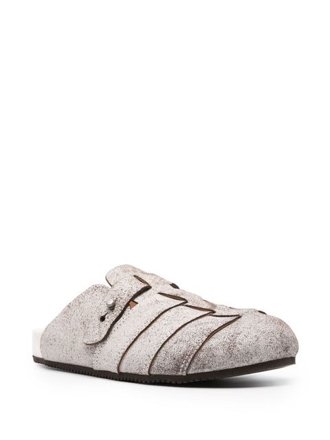 Buttero Round Toe Calf leather slippers