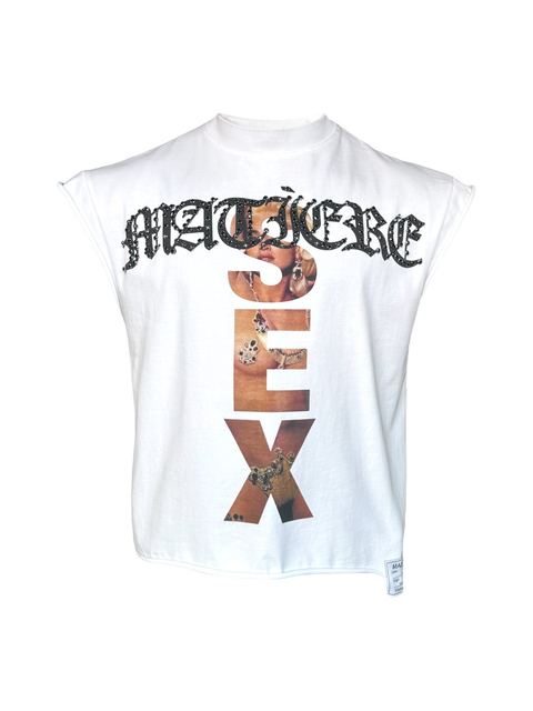 Matiere De Desirs Madonna cut-off Tshirt