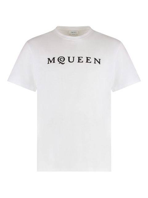 Alexander McQueen Logo embroidered Tshirt