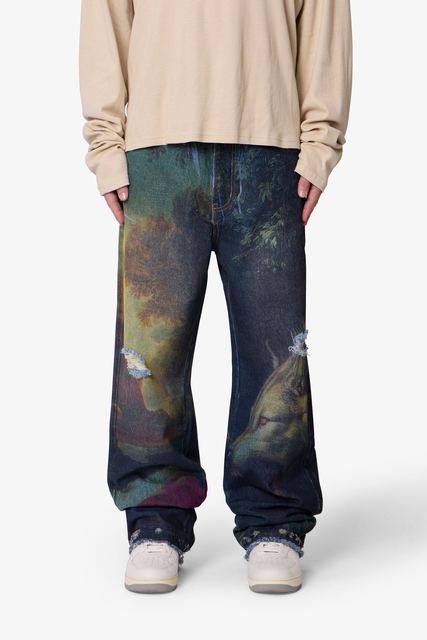 mnml Ultra Baggy Wolf Denim jeans